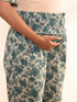 Beige Cotton Floral Printed Maternity Kurta with Palazzo